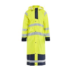 Manteau de pluie haute visibilité niveau 1 4325 - Jaune fluo/Marine image