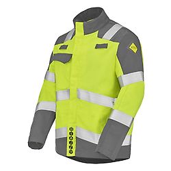 BLOUSON ATA JAUNE FLUO/GRIS ACIER image