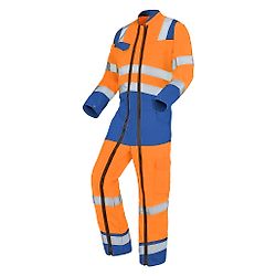 COMBINAISON 2 ZIP FLUO SAFE XP image