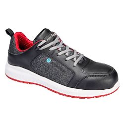 Chaussures de sécurité basses Eco S3S SR Noir/Rouge image
