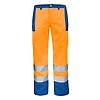 PANTALON FLUO BASE XP ORANGE FLUO/BLEU BUGATTI image 0
