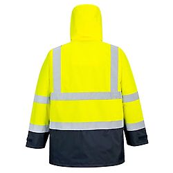 Parka Bicolore Executive 5-en-1 Jaune/Marine image