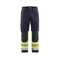 Pantalon de travail multinormes inhérent APC2 1491 - Marine/Jaune fluo image
