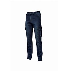 Jean de travail stretch TOMMI - Bleu image