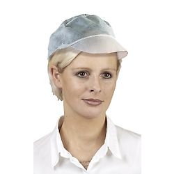Lot de 10 boites de 100 Casquettes simples jetables SPP - Blanc image