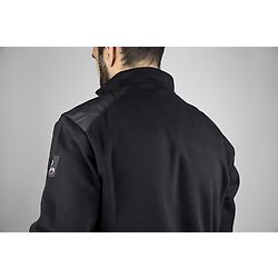 Sweat de travail col camionneur bicolore BERLIN - NOIR image