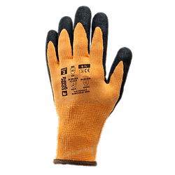Lot de 10 paires de gants sans couture EUROHEAT DEX - Orange/Noir image