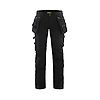 Pantalon de travail artisan stretch 4D femme 7198 - Noir image 0