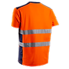 T-shirt de travail manches courtes haute visibilité NEKKI - Orange Fluo image 0