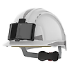 Casque de sécurité crémaillère ventilé porte badge EVOLite - CR2 Gris image 0