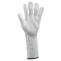 Lot de 10 paires de gants de travail EUROCUT FOOD tricot blanc - Cut E image