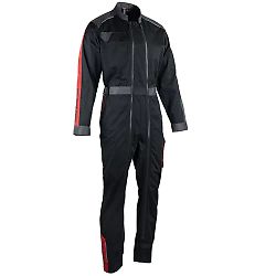 Combinaison de travail double zip SHIP - Noir/Gris image