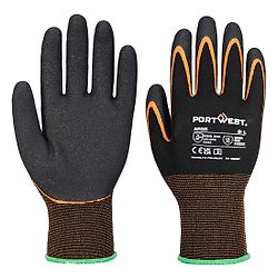 Gant Grip 15 Nitrile double paume Noir/Orange image