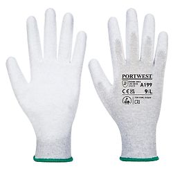 Gants paume enduit PU antistatique Gris image