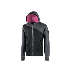 Gilet de travail zippé à capuche réglable Femme JUPITER - Rose image
