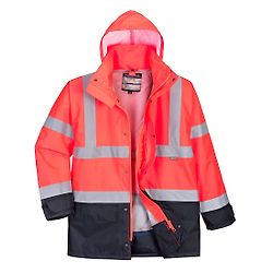 Parka Bicolore Executive 5-en-1  Rouge/Marine image