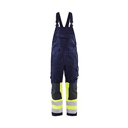 Salopette de travail multinormes 2607 - Marine/Jaune fluo image