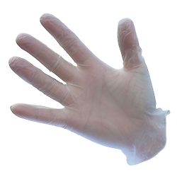 Gants jetables en vinyle non-poudré image