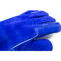 Lot de 6 paires de gants croûte vachette bleu EUROWELD 360 image