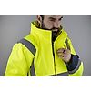 Veste de pluie HV RADAR - JAUNE FLUO/MARINE image 2