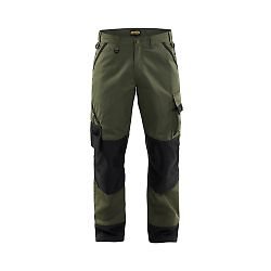 Pantalon de travail pour paysagiste 1454 - Vert armée/Noir image