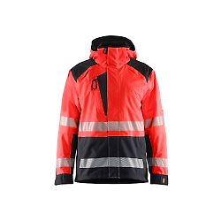 Veste de travail hardshell haute visibilité 4435 - Rouge/Noir image