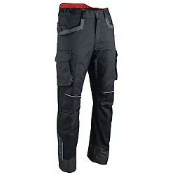 Pantalon de travail stretch RUNNER - Noir/Gris image
