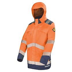 PARKA IONE ORANGE FLUO/NAVY image