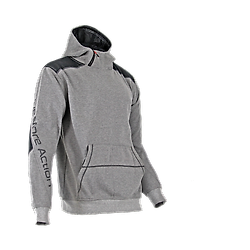 Sweat de travail col montant CYBER - GRIS chiné/NOIR image