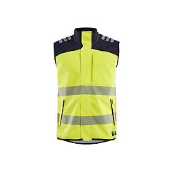Gilet de travail softshell multinormes - Jaune fluo/Marine image