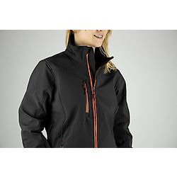 Veste de travail softshell polaire Femme ALBA - NOIR image