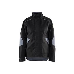 Veste retardant-flamme femme 4071 - Noir/Gris image