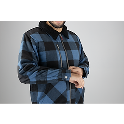 Chemise de travail polaire CEDRE - BLEU/NOIR image