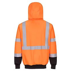 Sweat Hi-Vis bicolore zippé à capuche image