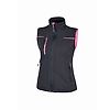 Gilet de travail sans manches SATURN Femme - Gris/Fuchsia image 0