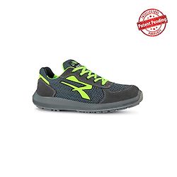 Chaussures de sécurité basses GEMINI ESD S1P SRC - Gris/Vert Lime image