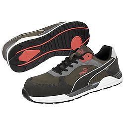 Chaussures de sécurité basses FRONTSIDE LOW S1P ESD HRO SRC -  marron/lierre image