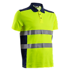Polo de travail manches courtes haute visibilité OKI image
