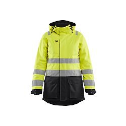 Parka hiver haute-visibilité Femme 4472 - Jaune fluo/Noir image