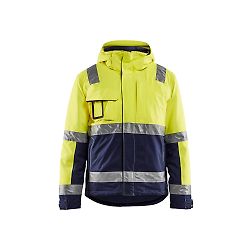 Veste de travail hiver haute visibilité stretch 4870 - Jaune fluo/Marine image