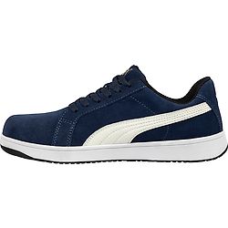 Chaussures de sécurité basses ICONIC SUEDE LOW S1PL ESD FO HRO SR -  bleu marine image
