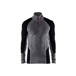 Haut de sous-vêtements col camionneur XWARM 4699 - Grey/Black image