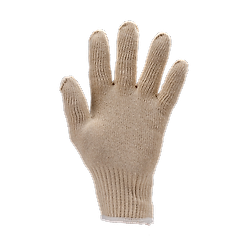 Lot de 250 - Gants EUROLITE 4300 - Tricot blanc sans couture 100% coton - 400g/m2 - 160 deniers jauge 10 - Poignet tricot image