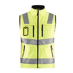 Gilet de travail softshell haute visibilité 3049 - Jaune fluo image