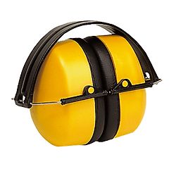 Lot de 10 - Casque pliable anti-bruit jaune Max 500 SNR32.1dB Multi-usages image