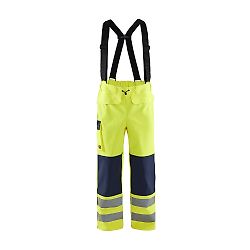 Pantalon de pluie retardant flamme niveau 2 1313 - Jaune fluo/Marine image
