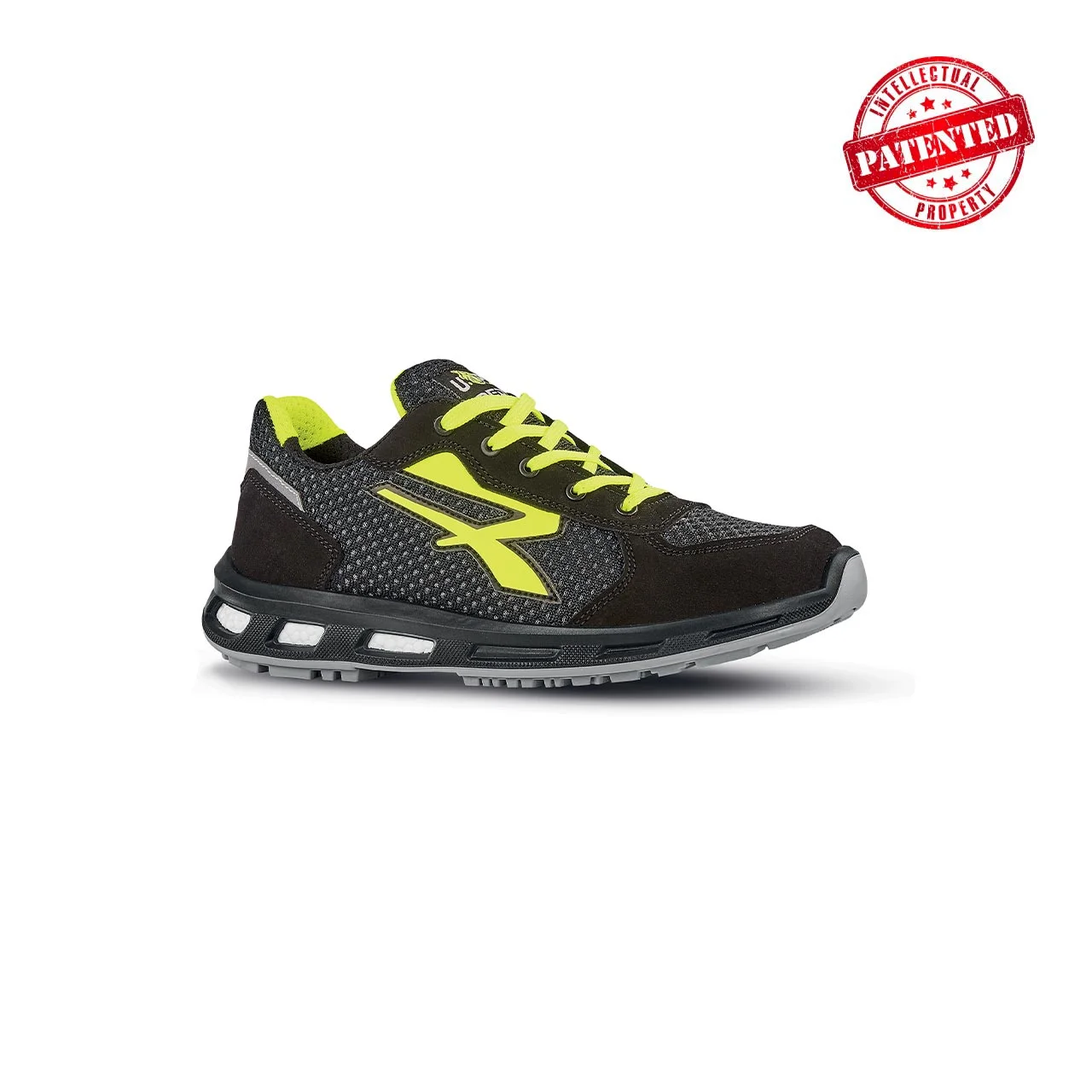 Chaussures de sécurité basses ASHER 01 FO ESD SRC - Noir/Jaune image