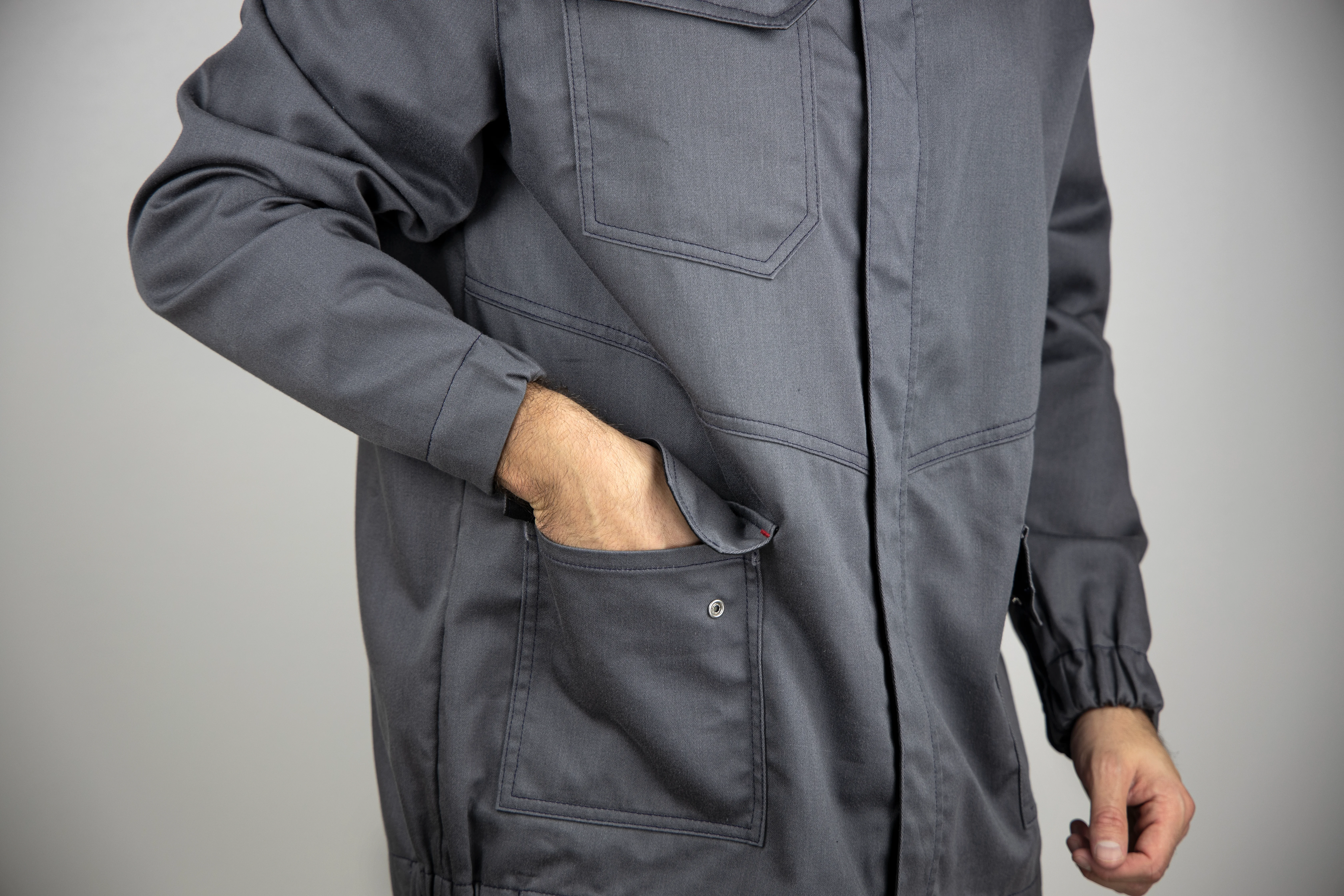Veste de travail multirisque LITHIUM RISK E2 - GRIS image