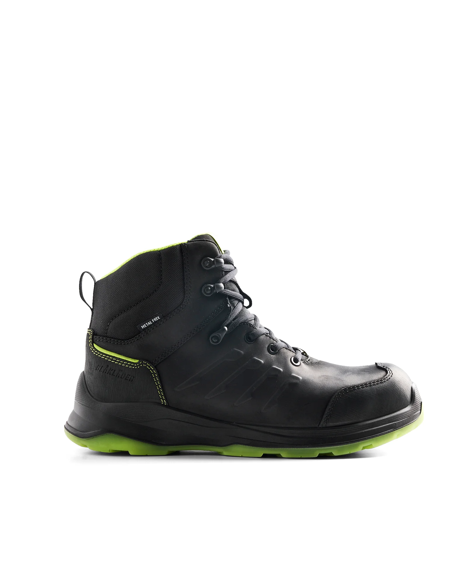 Chaussures de sécurité mi-hautes SPRINTER S3S - Noir/Vert Citron image