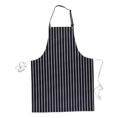 Tablier  à bavette Butcher Marine/ Blanc image
